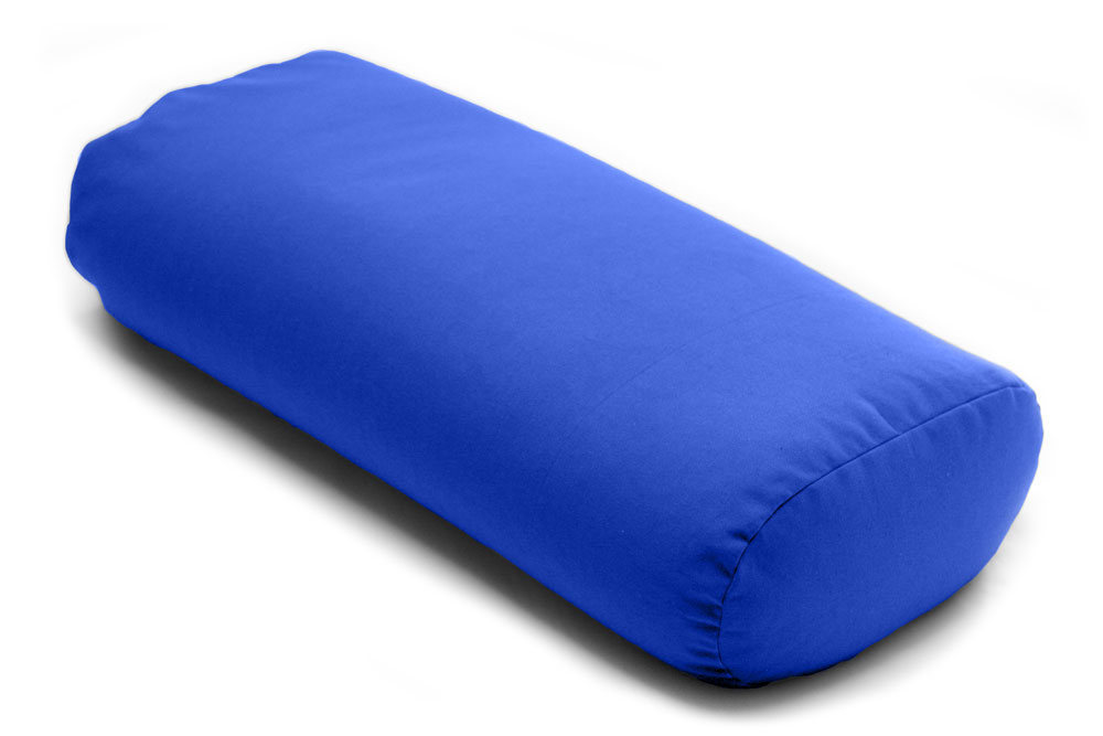 Bolster ovale  Coussin de yoga 65x16cm en Épeautre & coton