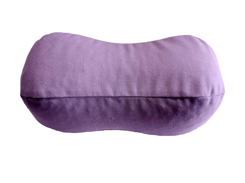 Cale nuque en forme de haricot  Petit coussin Épeautre & coton