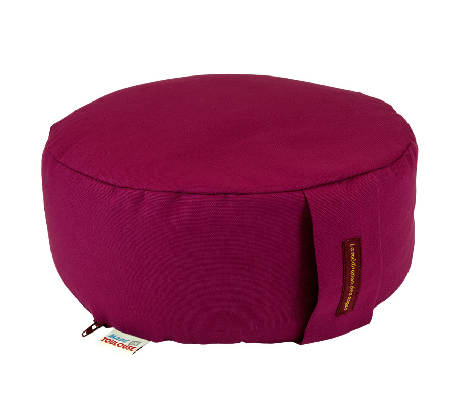 Coussin de Yoga Burgundy-Rouge