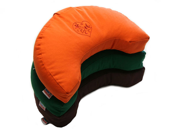 Coussin De Méditation Maji Sport Om Zafu – Blanc, Taille M – Coussin Rond De Voyage