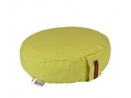 coussin méditation rond 30cm sur 8 cm vert anis