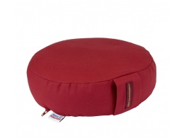 coussin yoga rouge coquelicot 8 cm