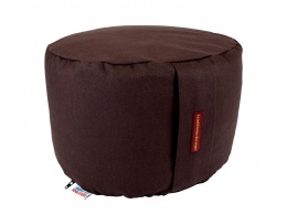 coussin yoga rond 22 cm chocolat