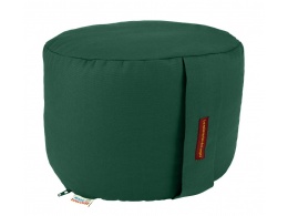 coussin yoga rond 22 cm vert émeraude