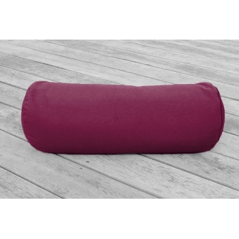 coussin bolster couleur prune