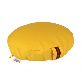 coussin yoga bas 4 cm jaune