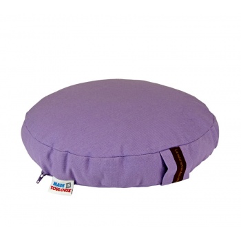 coussin méditation bas 4 cm violet