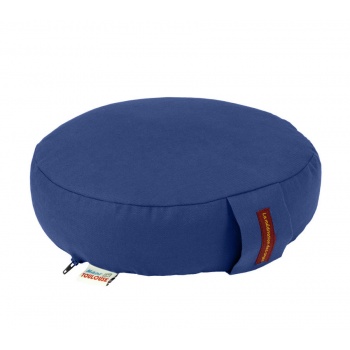 coussin méditation rond bleu europe 8cm de hauteur