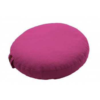 coussin-rond-bas-fushia