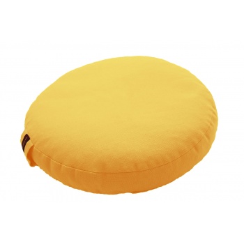 coussin-rond-bas-jaune