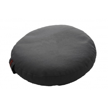 coussin bas pour méditation souple noir