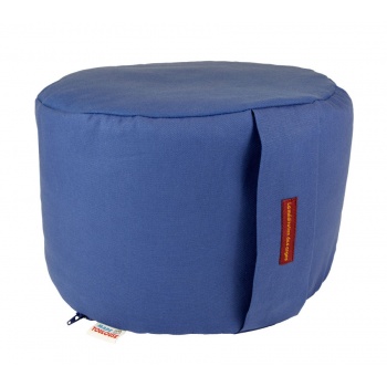 coussin yoga rond 22 cm bleu europe