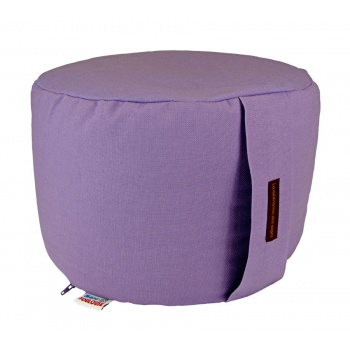 coussin yoga rond 22 cm violet