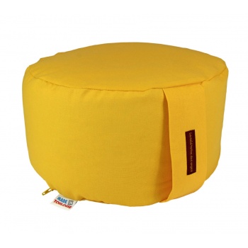 coussin-rond-haut-jaune