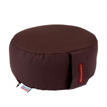 coussin-rond-medium-chocolat