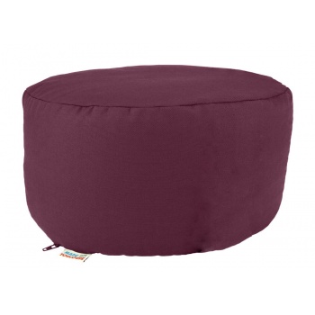 coussin pouf pour méditer couleur aubergine