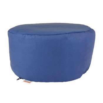 un coussin pouf pour méditer bleu europe