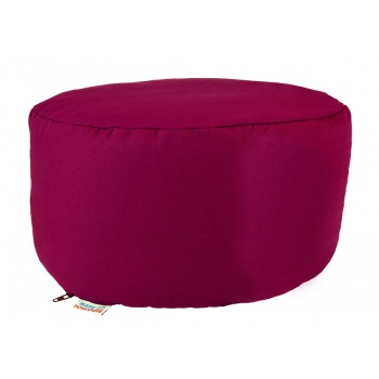 Gros coussin de méditation rose fushia