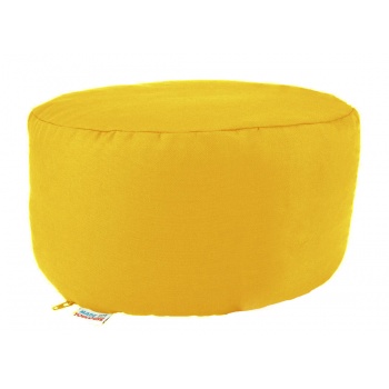 coussin de méditation haut et large jaune