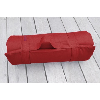 tapis de yoga rouge coquelicot