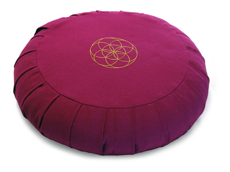 Coussin de méditation & tapis de yoga