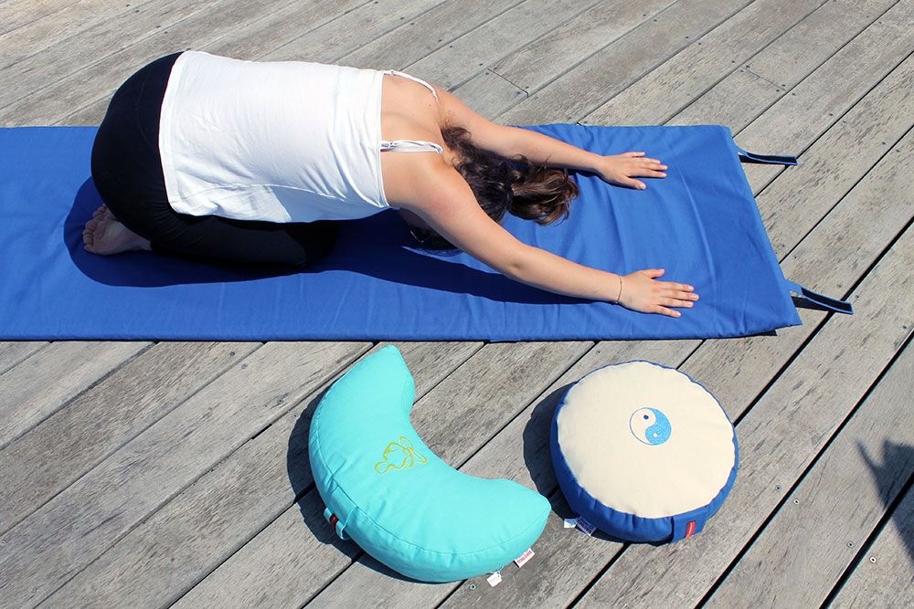 tapis de yoga en coton