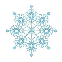 motif de broderie mandala dentelle