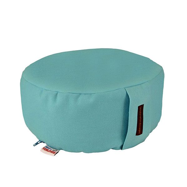 coussin de méditation rond droit